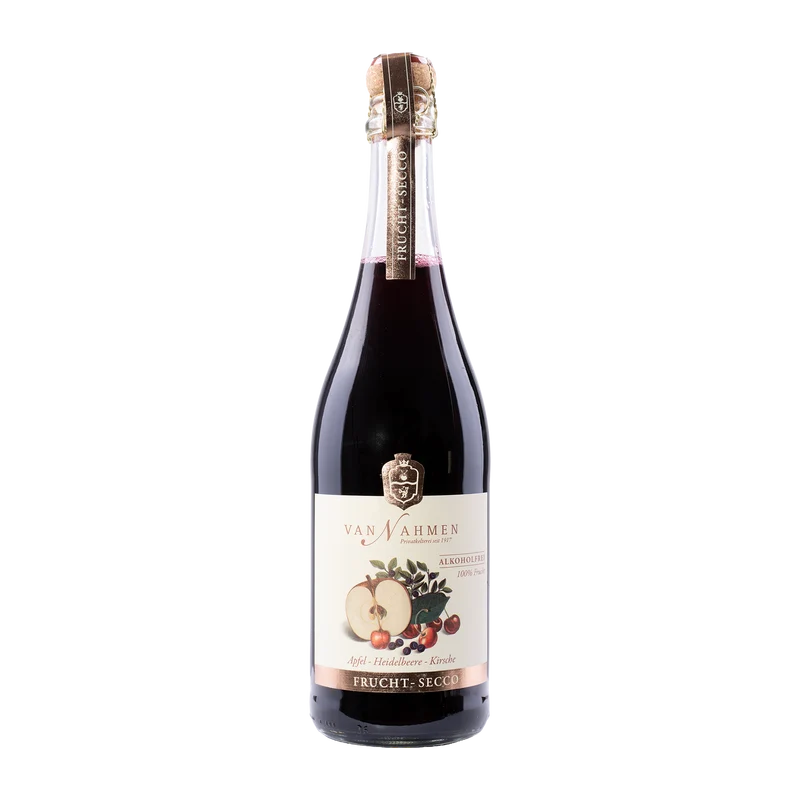 Frucht-Secco Apfel Heidelbeere Kirsche – alkoholfrei