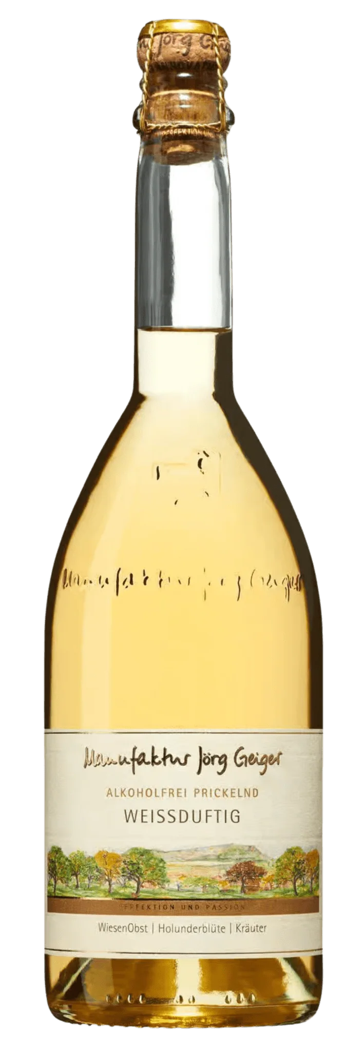 Manufaktur Jörg Geiger "weißduftig"alkoholfrei prickelnd