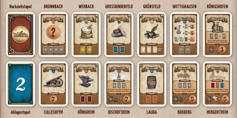 Kartenspiel "Die Händler vom Taubertal"