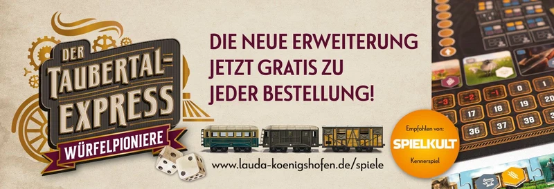 Brettspiel "Der Taubertal Express"