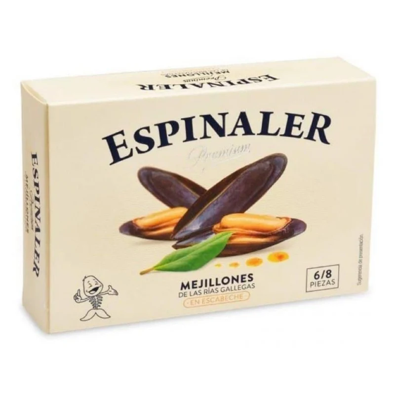 Premium Miesmuscheln in Escabeche 12/16 115g