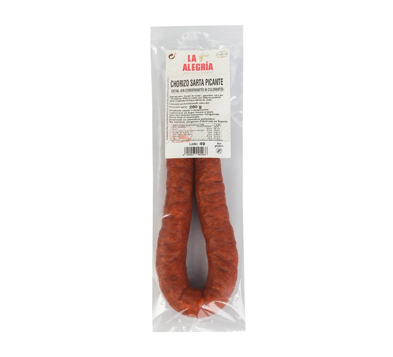 200g Chorizo Picante 100% Natural - Chorizo Wurst Picante