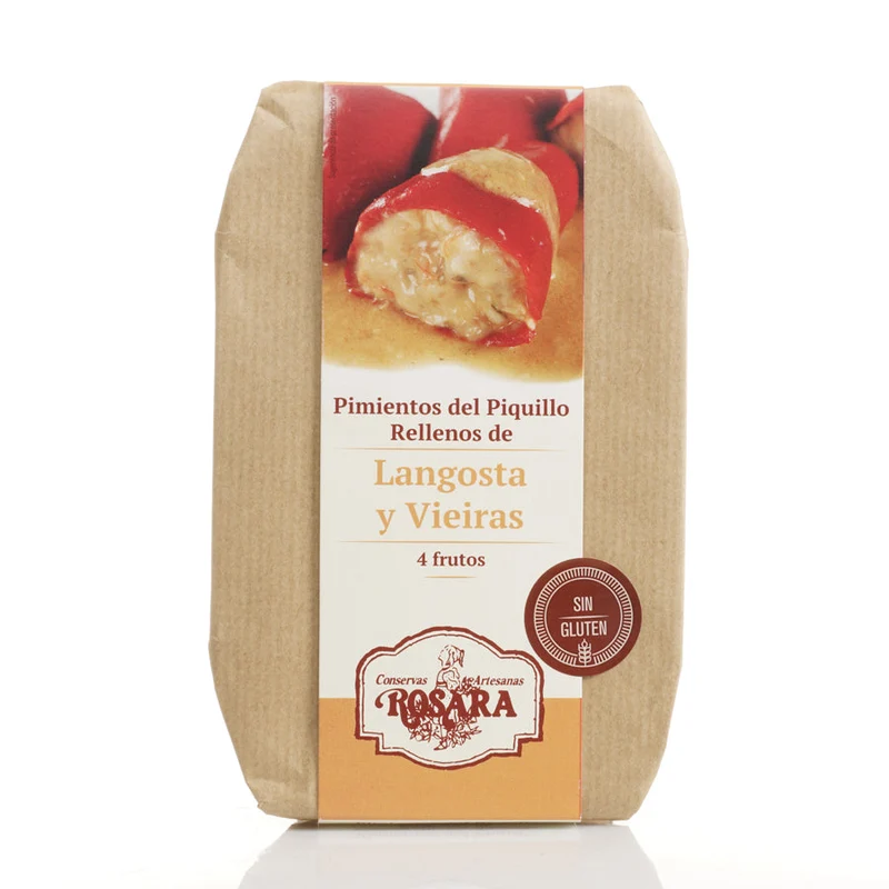Piquillo Paprikaschoten gefüllt mit Hummer & Jakobsmuscheln 270 ml