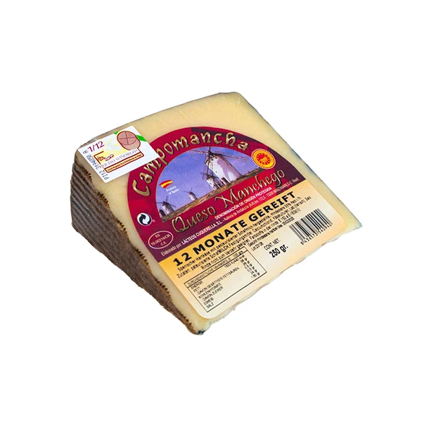250 g Manchego Käse aus Spanien, 12 Monate gereift